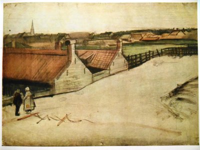 View of Scheveningen, Spire in Background by Vincent van Gogh